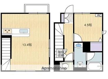 SHAMAISON サウス(1LDK/1階)の間取り写真