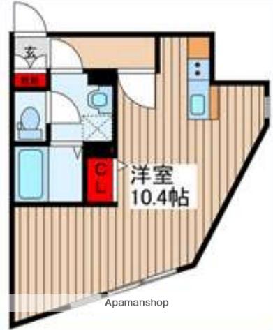 練馬区上石神井3丁目マンション(ワンルーム/1階)の間取り写真