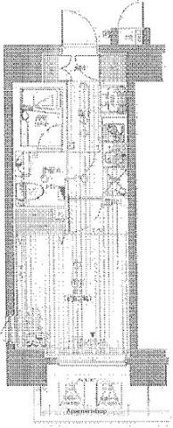ヴァレッシア武蔵関駅前シティ(1K/4階)の間取り写真