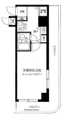 ライオンズプラザ三鷹駅前 8階階 間取り