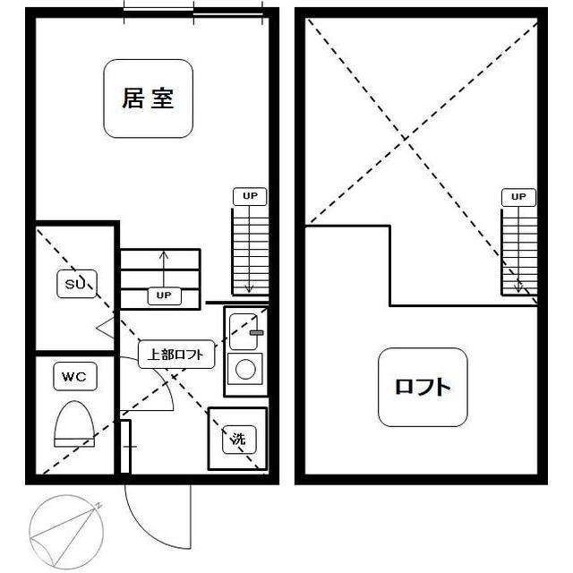 エクシード上池袋(ワンルーム/2階)の間取り写真
