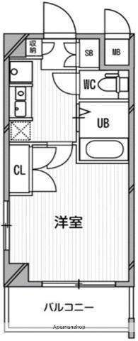 スペーシア高円寺Ⅱ(1K/7階)の間取り写真