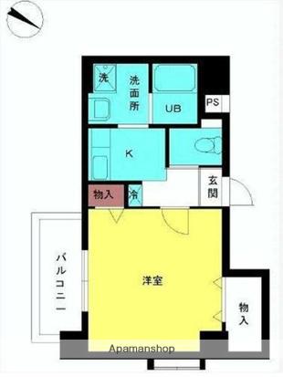 スカイコート神楽坂壱番館 13階階 間取り