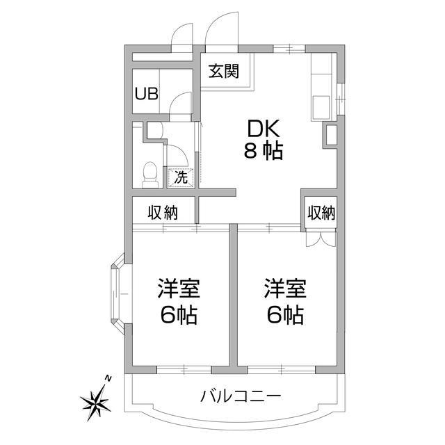 アミティー烏山 4階階 間取り