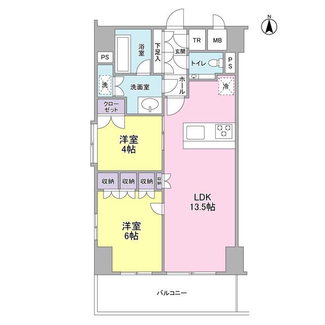 プロスペクトグラーサ広尾 12階階 間取り
