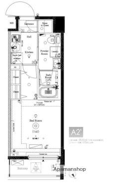 AXAS池袋レジデンス(1K/7階)の間取り写真