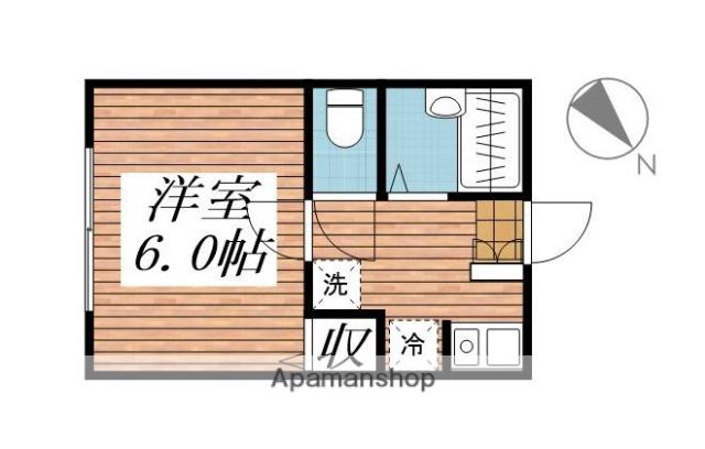 アイコート高円寺南(1K/1階)の間取り写真