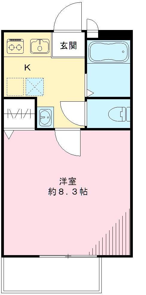 ドミール桜台 1階階 間取り
