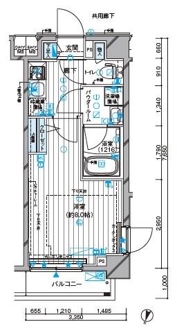 メインステージ板橋志村II 1階階 間取り