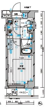 メインステージ板橋志村II 2階階 間取り