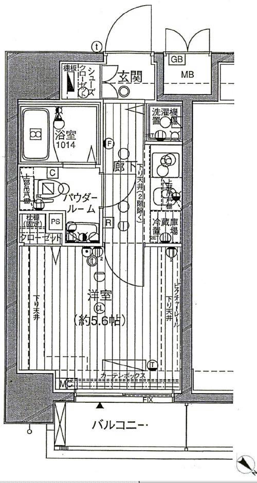 ステージグランデ茗荷谷 4階階 間取り