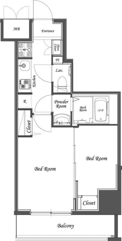 Nステージ本蓮沼(2K/8階)の間取り写真