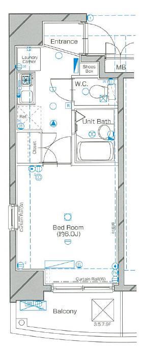 フォルトゥナ新中野 3階階 間取り