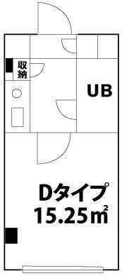 グランハイツ1(ワンルーム/1階)の間取り写真