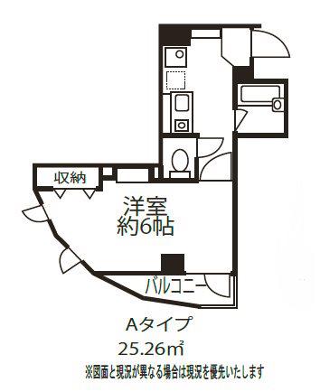 ドミール原宿(1K/2階)の間取り写真