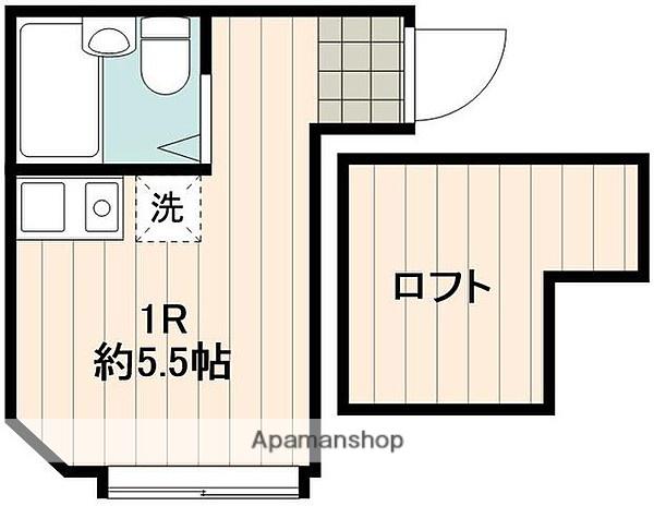 アーバンプレイス和泉 B棟(ワンルーム/2階)の間取り写真