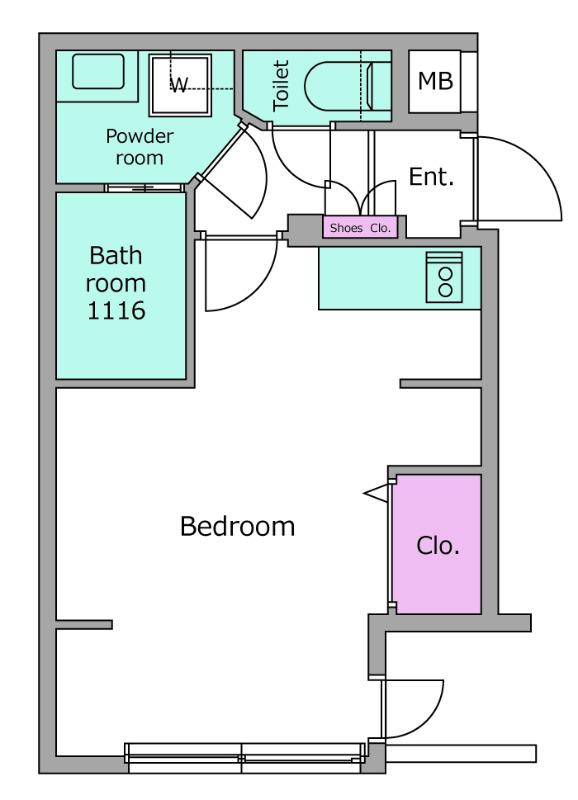 レジディア世田谷若林(ワンルーム/3階)の間取り写真