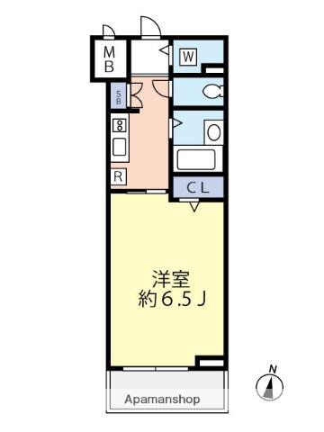 トーシンフェニックス武蔵関(1K/7階)の間取り写真