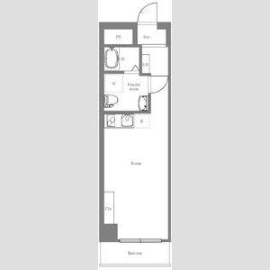 ロイヤルハイツ新宿御苑(ワンルーム/2階)の間取り写真