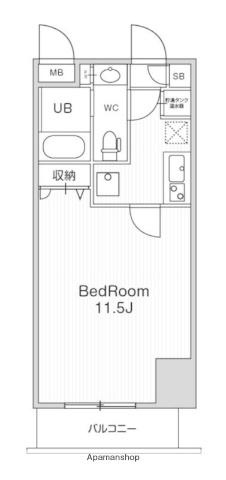 アーバンフラッツ池袋プレミアム 23階階 間取り