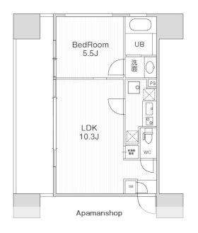 アーバンフラッツ池袋プレミアム 9階階 間取り