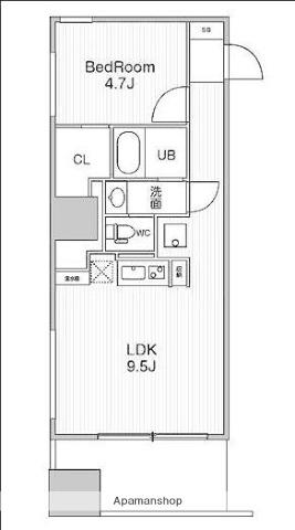 アーバンフラッツ池袋プレミアム 24階階 間取り