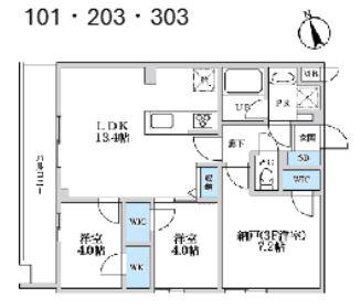 SーRESIDENCE富士見ヶ丘AFFORD(3LDK/3階)の間取り写真