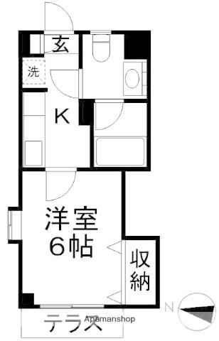 グレイスガーデン 1階階 間取り
