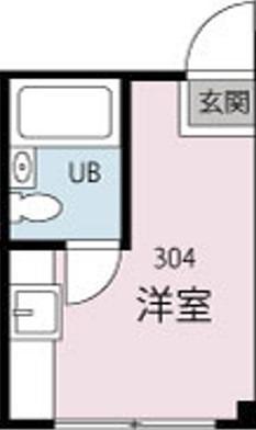 クロノス要町(ワンルーム/3階)の間取り写真