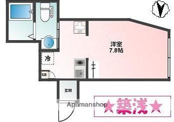 GLANZ野方(ワンルーム/2階)の間取り写真