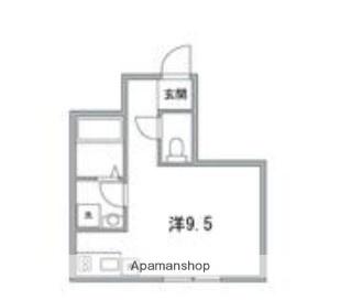 上高田四丁目計画(ワンルーム/1階)の間取り写真