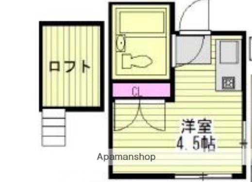 アイコーポ(ワンルーム/2階)の間取り写真