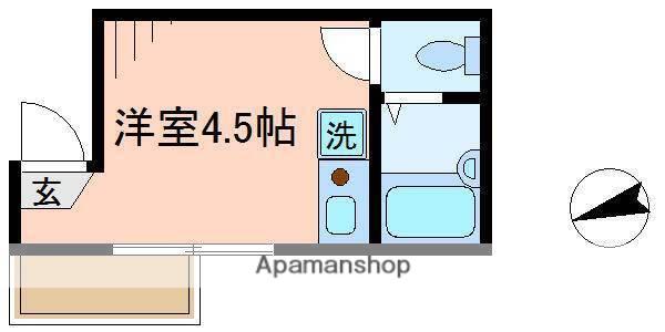 NEXUS南砂町駅前(ワンルーム/2階)の間取り写真