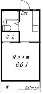 金岡マンション 4階階 間取り