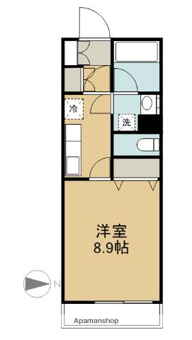 プランタン東陽(1K/3階)の間取り写真