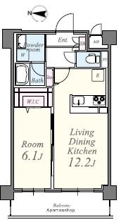 ライツ石原 6階階 間取り