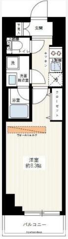 ブライズ亀戸DUE 7階階 間取り