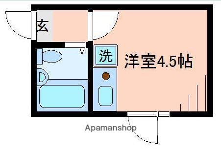 ネクサス南砂町駅前(ワンルーム/1階)の間取り写真