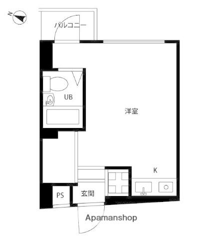プレール潮見ピアクラブ 4階階 間取り