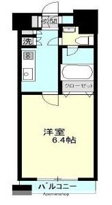 KDXレジデンス森下千歳(1K/10階)の間取り写真