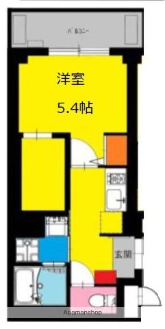 BCASA ASAKUSA イースト(1K/5階)の間取り写真