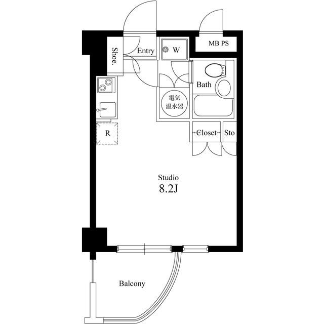 つくば5号館 6階階 間取り