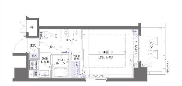 ZOOM両国 5階階 間取り