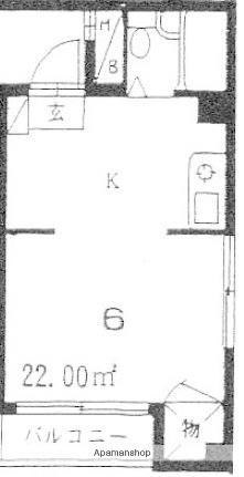 メゾニティ・スギ(1K/4階)の間取り写真