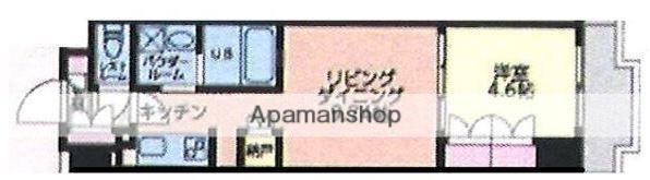 JUタワーフロントSENGOKU(1LDK/6階)の間取り写真