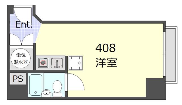 九段アビタシオン 4階階 間取り