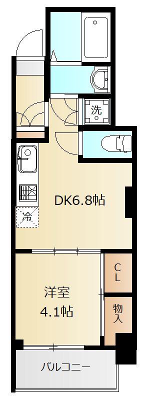 VIDA#037 7階階 間取り