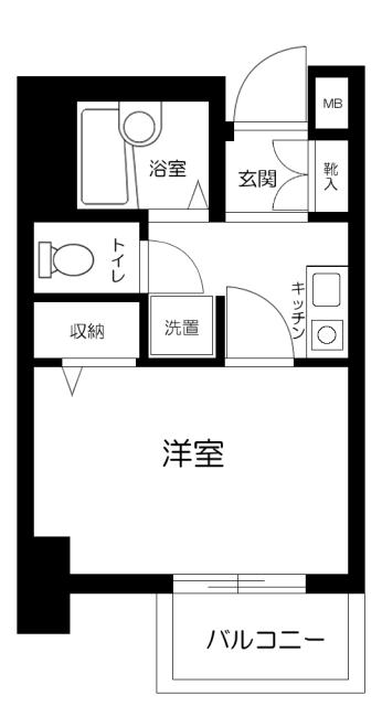 プレール東麻布 4階階 間取り