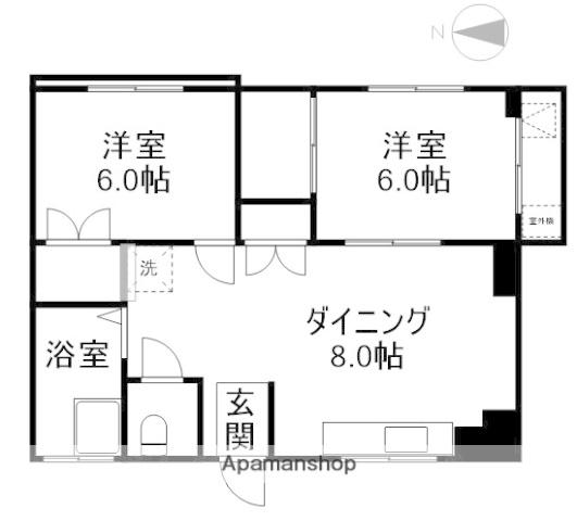 山昭ビル 2階階 間取り