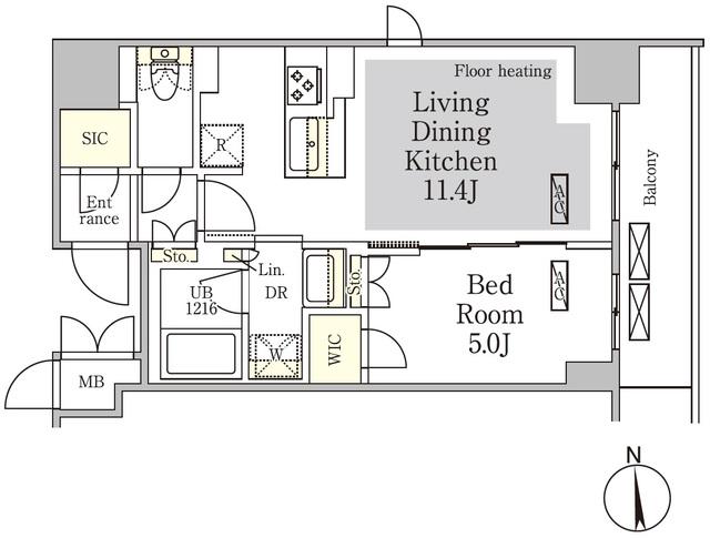 テラス御徒町(1LDK/3階)の間取り写真